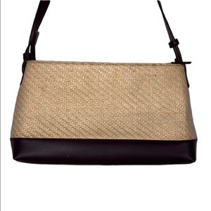 Etienne Aigner I Straw Shoulder Bag